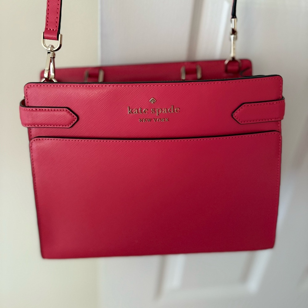 Kate Spade Red Bag perfect condition - Picture 4 of 11